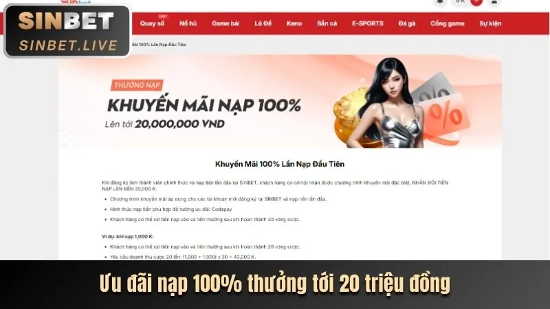 Thưởng Chào Mừng 4twbet khuyến mãi